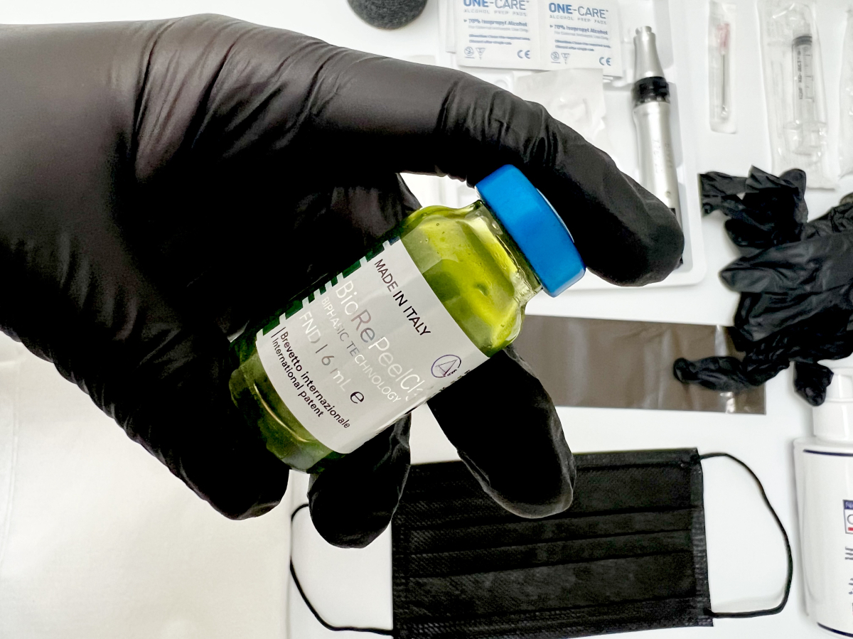 BioRePeelCl3 online course explaining TCA peel treatments step by step