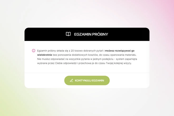 Egzamin próbny
